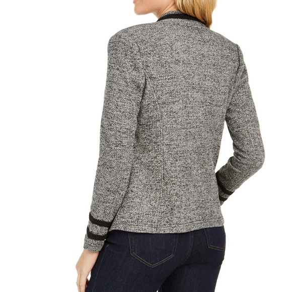 Tommy Hilfiger band jacket — dark grey with buttons XS, NWT - Picture 5 of 6